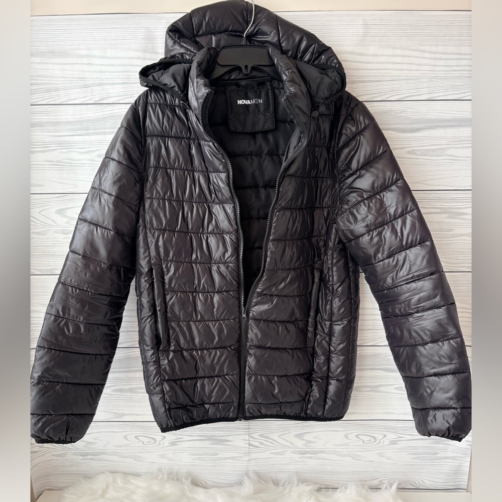 Fashion‎ Nova Men Black Puffer Jacket